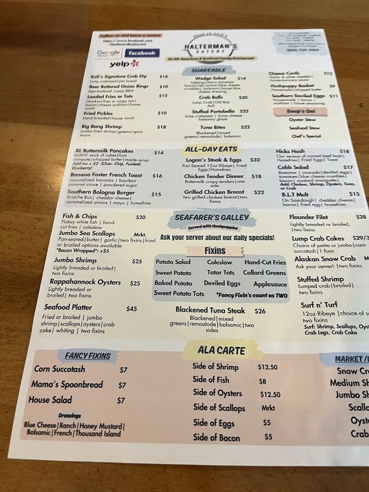 Halterman's Eatery Menu image 3